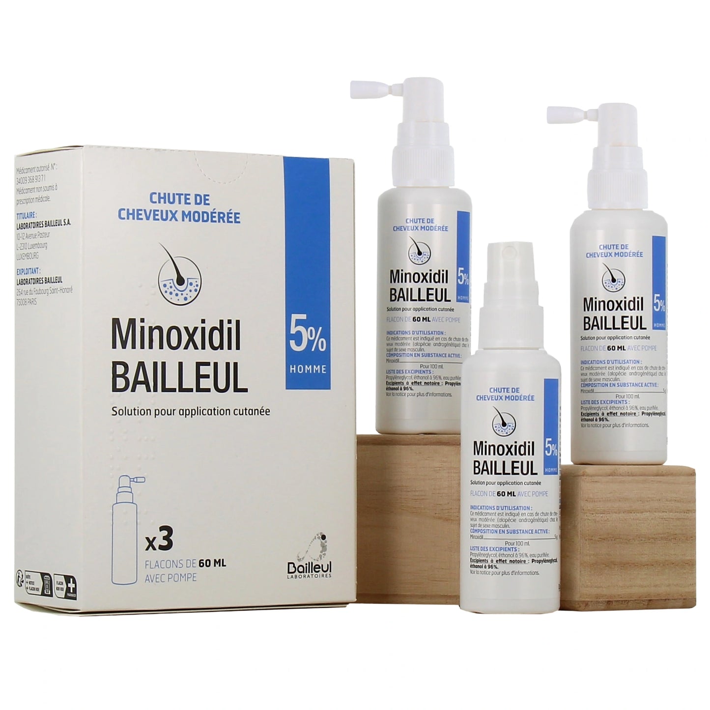 MINOXIDIL BAILLEUL 5% solution pour application cutanée